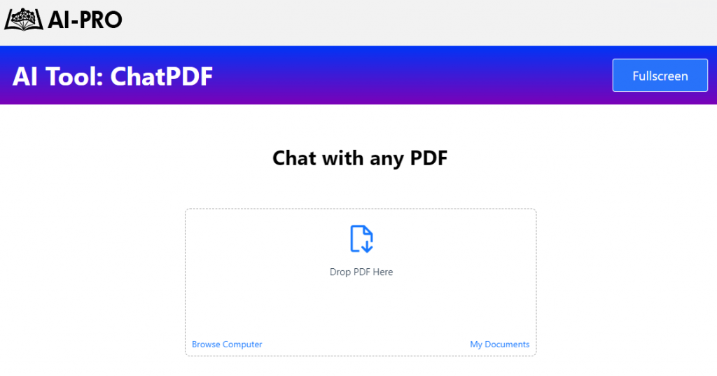 ChatPDF free tool. Find out how ChatPDF works.